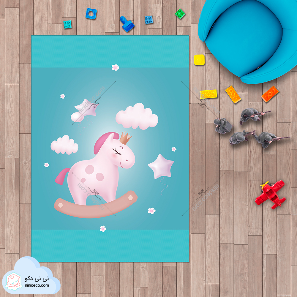 فرشینه طرح اسب آرزوها